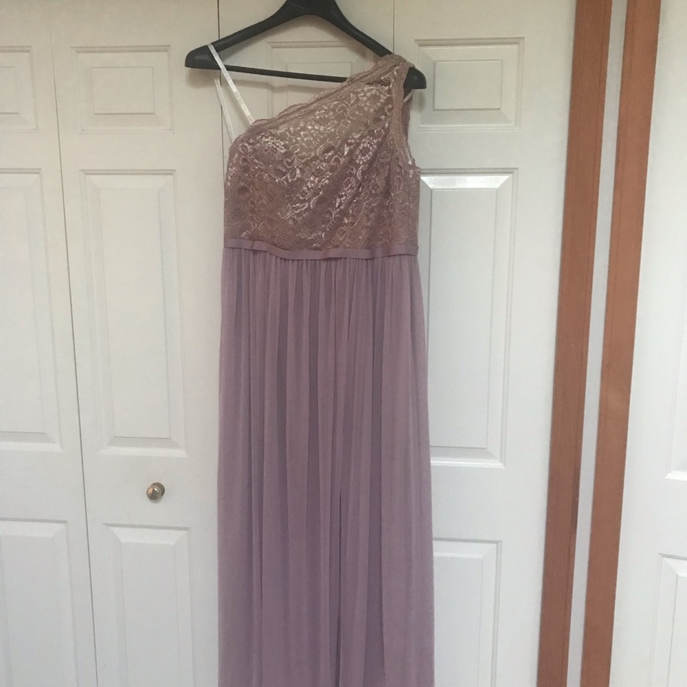 Bridesmaids quartz and rose gold dress